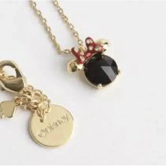 DISNEY X KATE SPADE MINNIE MOUSE NECKLACE NWT - Picture 3 of 4
